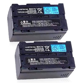 2-Pack 7.2V 5240mAh BDC70 Battery for Top-con, Sokkia Total Stations, for Top-con BDC70 Li-ion Battery
