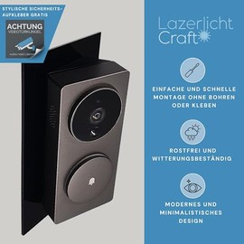 LazerlichtCraft | Acrylglas Blende Klingelschild f√ºr Aqara Video-T√ºrklingel G4
