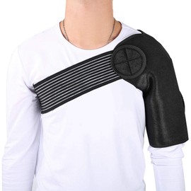 HERCHR Shoulder Support, Comfortable Shoulder Support, Flexible Neoprene Protective Belt, Shoulder Support, Muscle Protection Equipment for Gym Sports