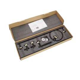 BWE A-91020-GB 5Pcs Bath Hardware Set in Matte Black+Gold NEW