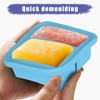 Kinggrand Kitchen 1 Cup Silicone Freezer Molds Silicone Freezer Tray