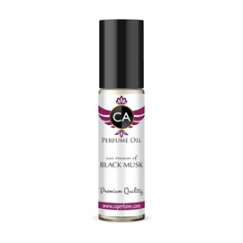 CA Perfume Impression of Black Musk Unisex Fragrance Oil Amber Spicy Scent Long Lasting Perfumes for Women & Men Travel Size TSA Ready Mini Parfum Body Oil Roll-on 0.33 Fl Oz 10ml