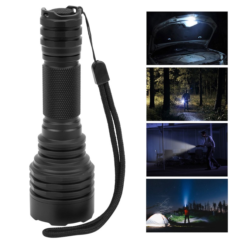 Outdoor Emergency Flashlight Portable Multifunctional Waterproof Hunting Torch White Light