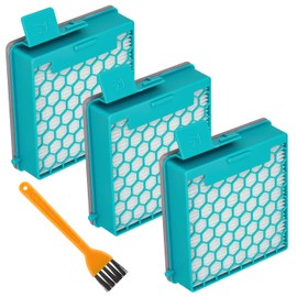 Pack of 3 Replacement HEPA Filters Compatible with Miele Boost CX1 Active/Allergy/Cat & Dog/Parquet PowerLine, Alternative Hygiene AirClean Filter for SF-HA 60/SF-HY 60