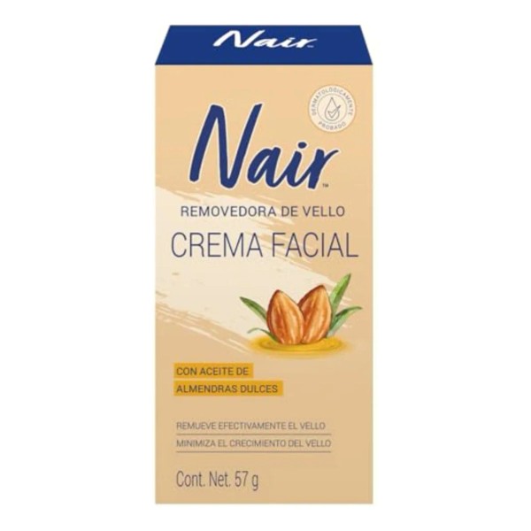 Nair Face, Crema Facial Removedora De Vello Con Aceite De