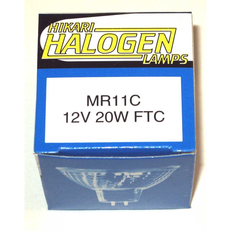 Hikari MR8051PC MR11 FTC 20W Halogen 12V Flood Bi-Pin Q20MR11