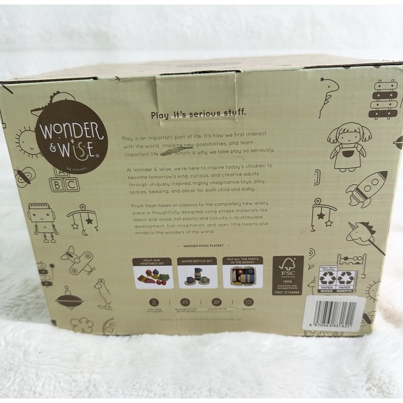 Wooden & Wise Wonder & Wise Wooden Picnic Playset 29