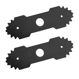 2 Pack 638006008 Edger Blade with Teeth 8-5/8 inch Length Compatible with Ryobi Edger RY13050 RY15518 RY13050A RY40030 Compatible with Homelite UT-50500 1 inch Center Hole Blade