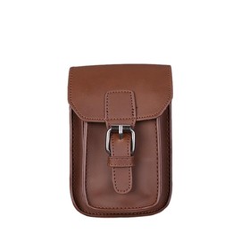 k-cocochi Scissor Bag Scissor Case Waist Pouch Back Leather Suede Brown Belt Loop Carabiner Hook