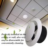 AHLSRHZ 4 Inch Adjustable Air Vents, ABS Round Soffit Air