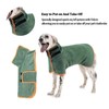 Dog Towel,Super Absorbent Pet Dog Cat Drying Bath Robe Towel(Green-M)