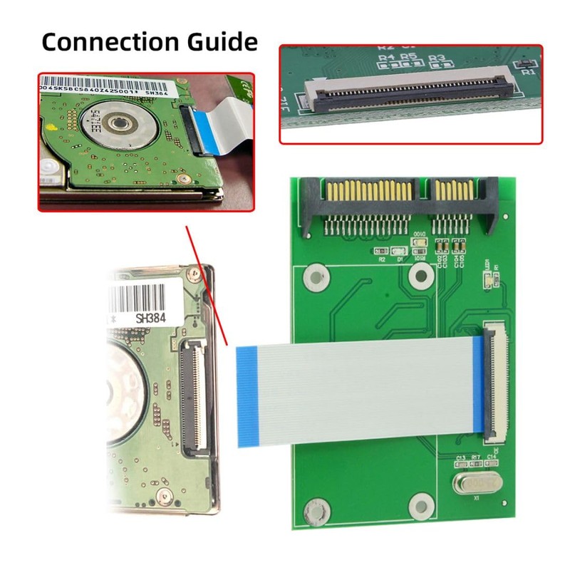 Cablecc - Placa adaptador ZIF CE de 40 pines SSD/HDD