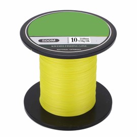 Braided Fishing Line 8 Strands 500m Ultra Strong PE Fishing Line Lure Wire Kite String Yellow for Sea Fishing10