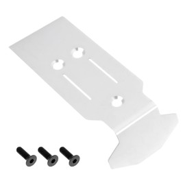 Create idea 1 x RC Car Chassis Armour Protection Plate Upgrade Parts Stainless Steel Rear Protection Plate Compatible with HR Mini Maxx RC Car