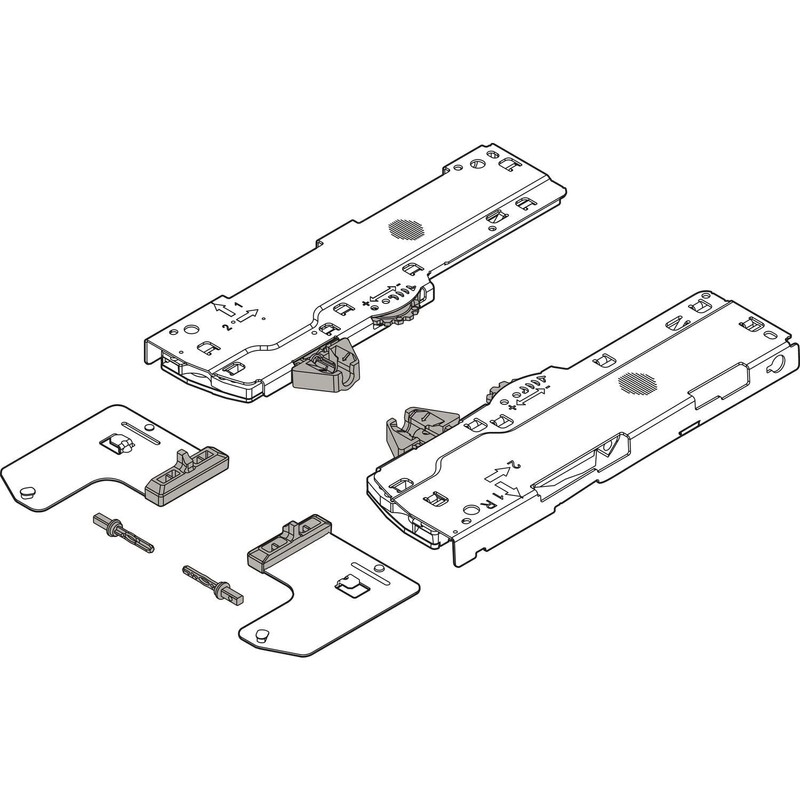 Blum T60L7140 TIP-ON BLUMOTION for Short/Light Drawers with Triggers and