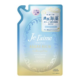 KOSE Je l’aime Amino Algae Rich Deep Moist Treatment, Refill, Floral, 11.8 fl oz (350 ml), 1 Bottle