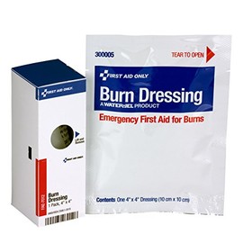 First Aid Only FAE-7012 Burn Dressing Burn Bandage Refill, 4" x 4"