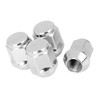 Partuto 4 Pcs 12mmX1.25 Universal Lug Nuts - Through-Hardened Steel