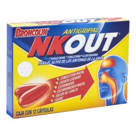 Broncolin Nkout Cápsula 2 Mg/5 Mg/250 Mg, 12 Cápsulas