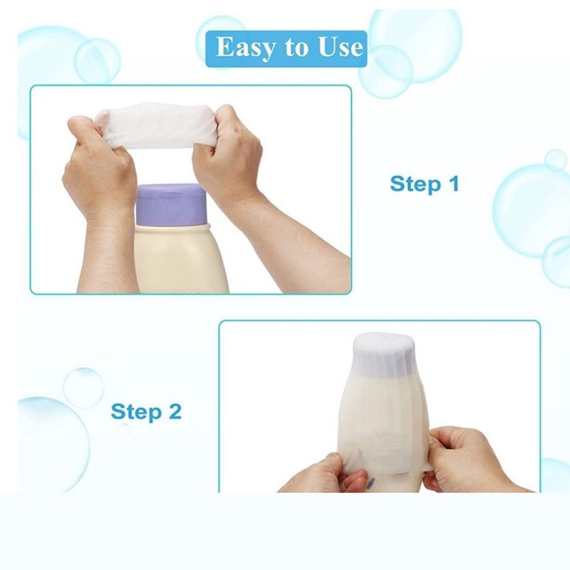 3pcs Elastic Sleeves Leak Proofing Sleeves Reusable Portable Stretchable Soft