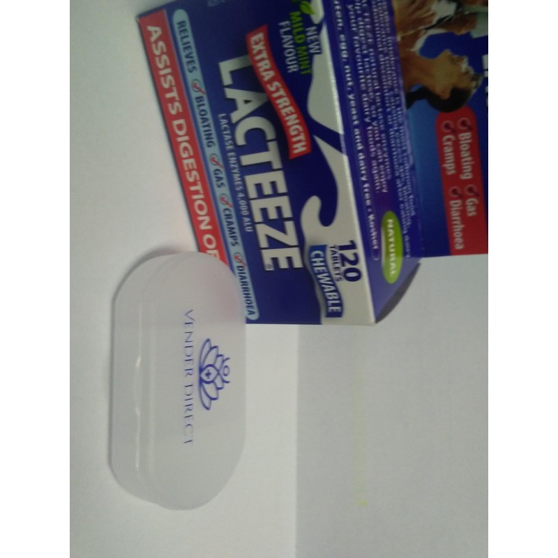 Lacteeze Extra Strength 4000 ALU, with Pill case