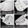 GSG Driving Gloves, Half Finger Leather, Fingerless Leather, Men's, Motorcycle