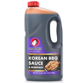 Otafuku Korean BBQ Bulgogi Sauce Marinade, Restaurant Bulk Size- 83.2 OZ (1/2 Gallon)