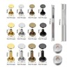Double Sided Rivet Set Metal Studs Binding Studs Screws Assortment