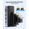 Orico Hub USB-C 10 en 1 con Carcasa SSD M.2