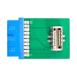 Cablecc USB 3.1 Front Panel Socket Key B Type E to USB 3.0 20Pin Header Plug Extension Adapter for Motherboard
