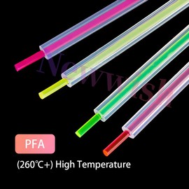 Newwish PFA Tube ID 2.5mm X OD 4mm,PTFE Teflon Bowden Clear Transparent Tube for 1.75mm Filament 3D Printer Bambu-Lab A1/A1 Mini/P1P/P1S/X1C/X1E/AMS/K1 Max/K1C/Ender 3 V3/V3 Plus Tubing.(1.2 Meters)