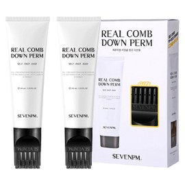 Seven PM Realcom Men's Down Perm for all hair types, 100ml, 2 pcs / 세븐피엠 리얼콤 남성용 다운펌 모든모발용, 100ml, 2개