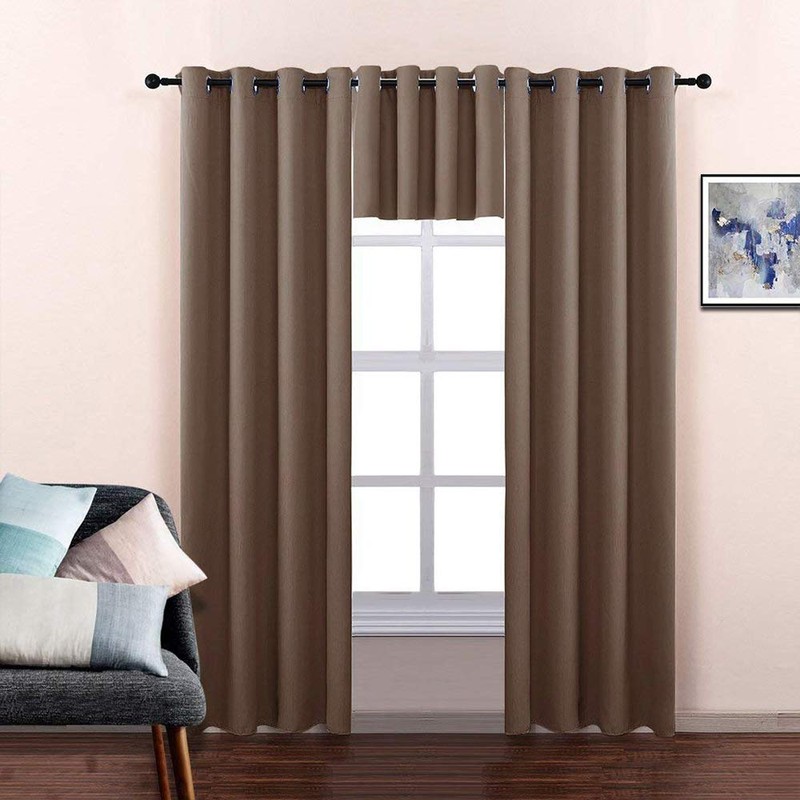 NICETOWN Blackout Camper RV Curtains for Small Window - Grommet-Top