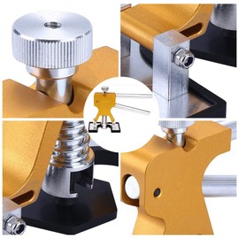 RITYHOFT Dent Repair Tool Car Dent Repair Tool Bridge Pull Tool Vacuum Lifter DIY Repair Tool Set (Orange)