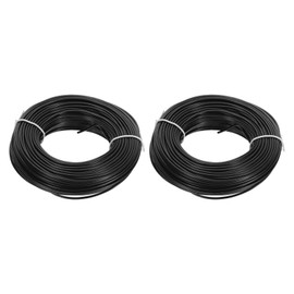 sourcing map 20AWG Wire 20 Gauge Stranded Wire PVC Hookup Wire, UL1007 Tinned Copper Wire 30m/100ft Black for Internal Connecting Wire