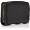 Anne Klein Women's Ak Small Curved Wallet, Black, One Size