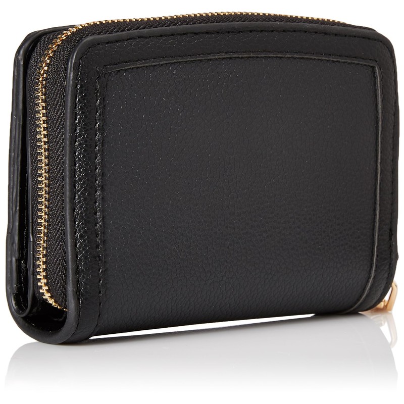 Anne Klein Women's Ak Small Curved Wallet, Black, One Size