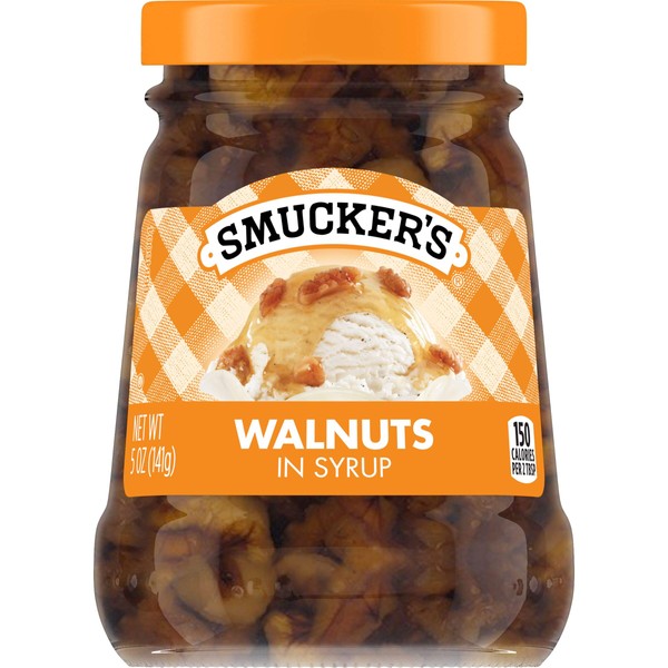 Smucker's Walnuts in Syrup Topping, 5 Ounces