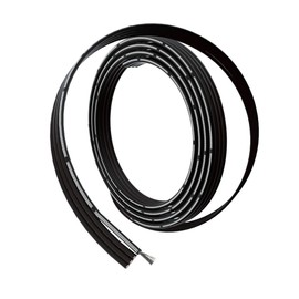 BNTECHGO 22 Gauge Silicone Ribbon Cable Flexible 4P Black 10 ft Flat Cable 22 AWG Stranded Tinned Copper Wire