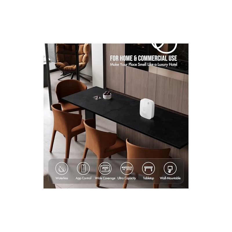 Airversa Smart Waterless Essential Oil Diffuser Scent Air Machine with