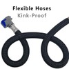 Quick Connect Faucet Water Supply Lines, 20 Inch, Widespread Bathroom