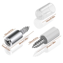 20Pcs Shelf Support Pegs, Heavy Duty for Kitchen Cabinet & Cupboard Shelf Pegs - 7mm Metal Brackets with Integrated Self-Tapping Screws, Durable Shelf Pins with Anti-Slip Caps