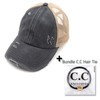 C.C Exclusives BT-780 - Gorra de béisbol de algodón desgastado