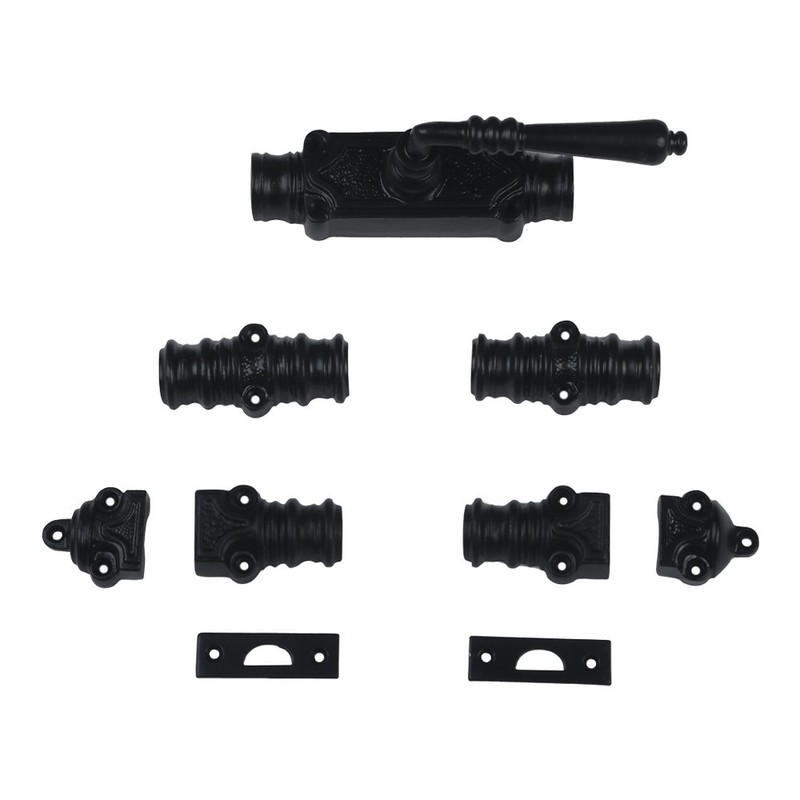 A29 Hardware 9 Feet Iron Lever Style Door Cremone Bolt,