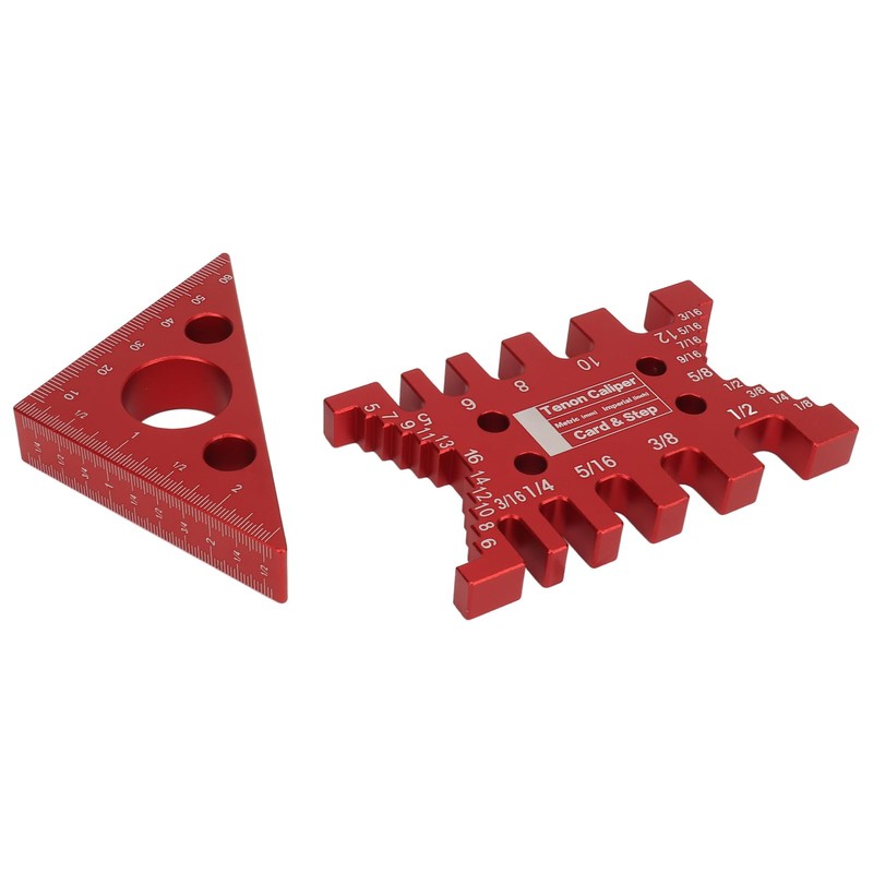 Carpenter Ruler, Tenon Caliper, Table Saw Height Gauge, Router Saw