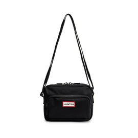 Nylon crossbody, Black, Free size