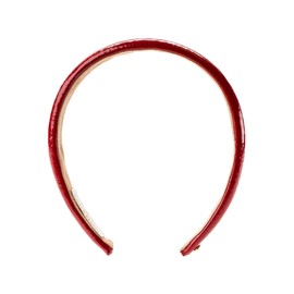 Violet and Brooks Mini Puff Headband Women, Girls - Red