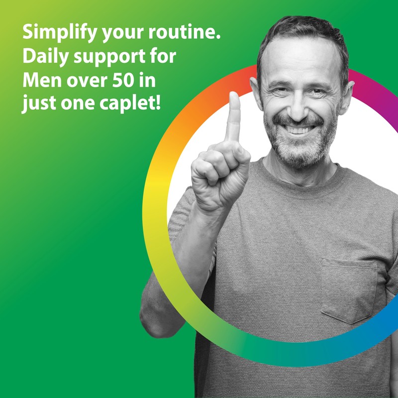 Rainbow Light Mens Multivitamin One + for 50 Plus |