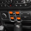 CheroCar for Jeep JL Window Switch Button Cover Trim Interior