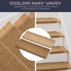 MBIGM Bullnose Non-Slip Stair Treads w/Reusable Adhesive (4 Pack) 9.5"